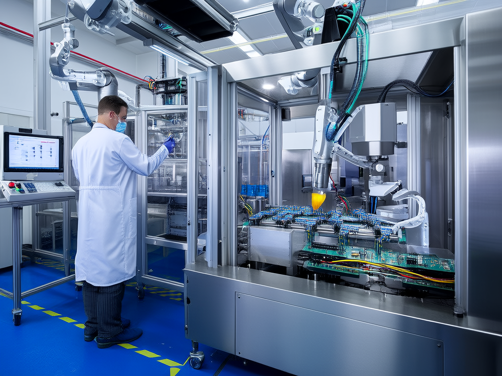 Modern manufacturing facility